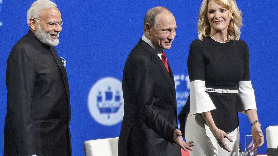 Как Владимир Путин выступил на экономическом форуме против американской телеведущей